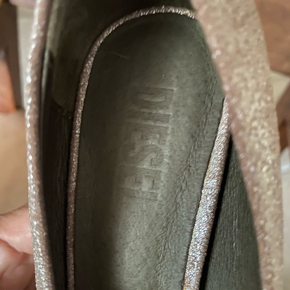 DIESEL METALLIC SHIMMER HEELS - Picture 7 of 8
